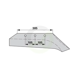 Lemežna deska Vogel&Noot desna UN400 PK4.001.01