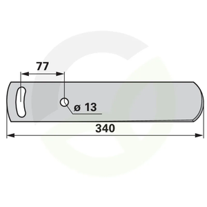 Podaljšek desk plugov desni V&N PK8.001.02