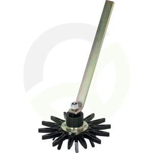 Element zvezdastega okopalnika črn, 250 mm, z nosilcem 10 x 30 mm K.U.L.T. K.FH 10612R