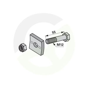 Nosilec kraka komplet M12X55 mm, Fontanesi