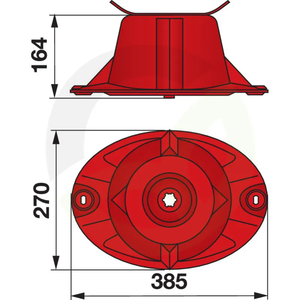 Disk kosilni z bobnom Kuhn 56207600