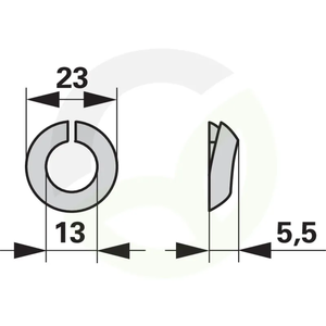 Vzmetna podložka M12, DIN 74361, CLAAS 2364450