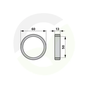 Nov distančni obroč ustreza PZ GT103