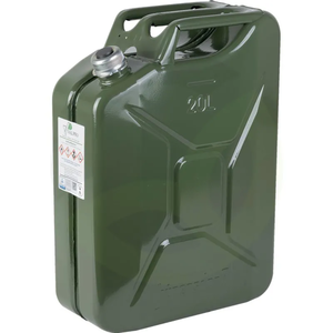 Kovinski kanister za gorivo - 20 L - zelen