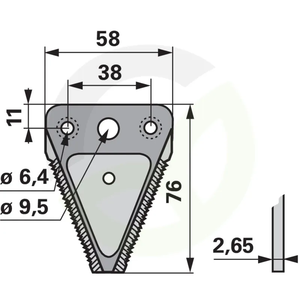 Rezalni nož ESM 3443220