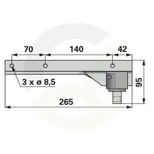 Glava kose ESM 2472730 - spodnja