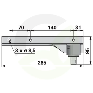 Glava kose ESM 2472530 - spodnja