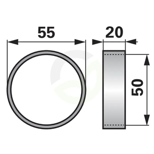 Notranji obroč 50X55X20 MM, ESM 5902300