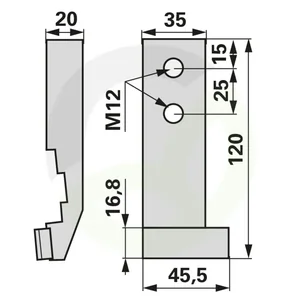 Zunanji drsnik levi, Brielmaier 100442