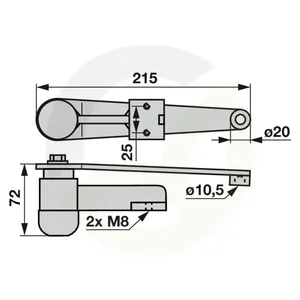 Nosilec kose KÖPPL KPL. 224A5300-03
