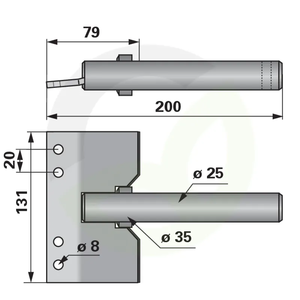 Podporni zatič ustreza 2780010