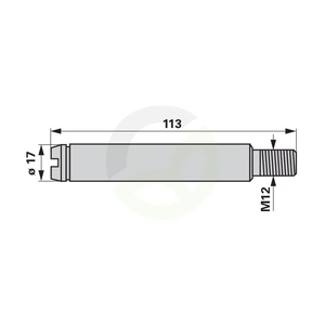 Vijak ležaja ustreza Deutz Fahr 06581596