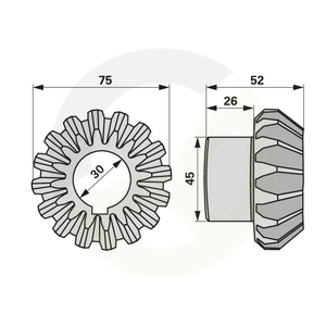 Zobnik Vicon PZ VF16624871 16 zob