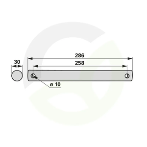 Sornik 30 x 286 mm, Krone 260 242.0