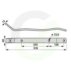 Nosilec prsta KUHN K8806540