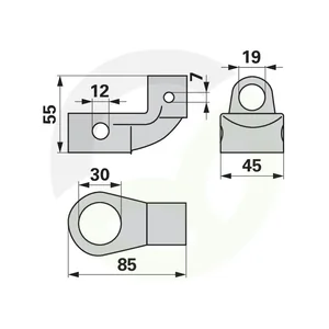 Ročica krmilna Kuhn 57700410