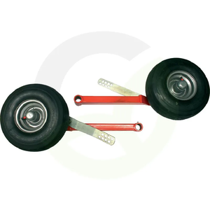 Kolo kopletno 15X6.00-6 z nosilcem - 2 kosa
