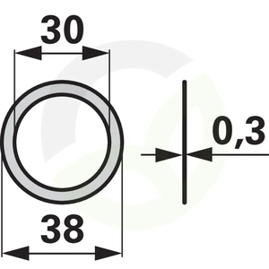 Disk 30x38x0,3 ustreza Pöttinger 00166114