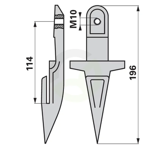Enojni prst ustreza BF008