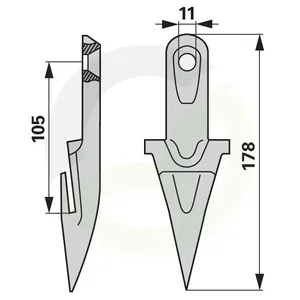 Prst grebena Tiroler Mörtel N19VT