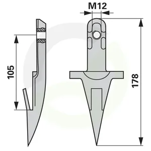 Enojni prst Hoch Florett ustreza Mörtl F419