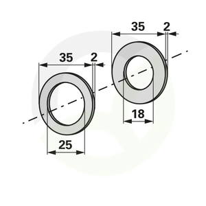 Set plošč 1x spredaj 1x zadaj za Bucher H102200080, H102200090