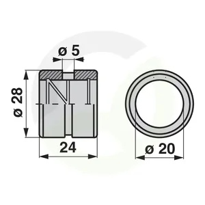 PUŠA 28X20X24 MM, GASPARDO