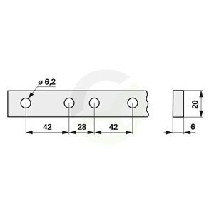 Letev kose zgornja L 300 cm, za pogon ESM 355.8930