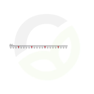 Kosa spodnja 165 cm z glavo, Vogel Noot 2650038
