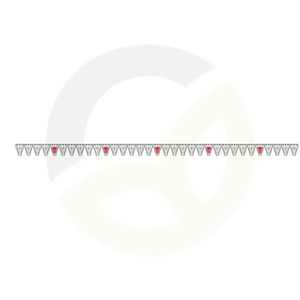 Spodnji nož 225 cm, brez rezalne glavo, ESM 265.8280