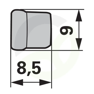 Sornik 9x8,5 mm