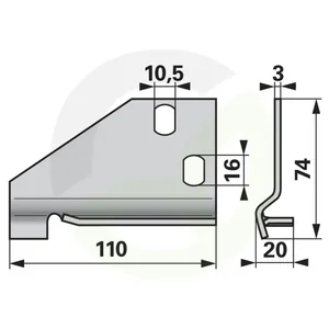 Vodilo kose Busatis GB2635