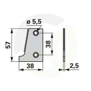 Ploskev čevlja - zunanja, desna Rapid 4G46/4