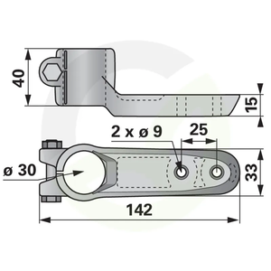 Nosilec kose Busatis GB2722-U