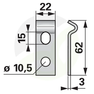 Vzmetna plošča ESM 384027101