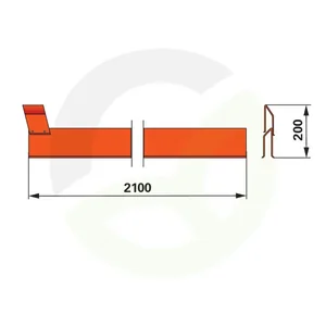 Univerzalna zaščitna letev 2000 mm