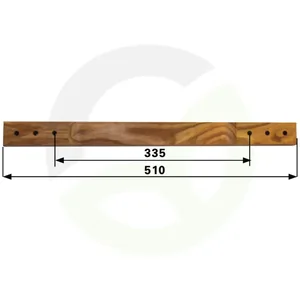 Lesena pogonska palica dolžina 510mm za Super 90 širina rezila 100cm