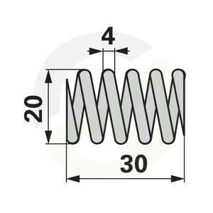 Vzmet ustreza Agria 600303