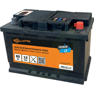 Akumulator za el. pastirje 12 V, 65 Ah, Premium LA, napolnjen Gallagher 086375