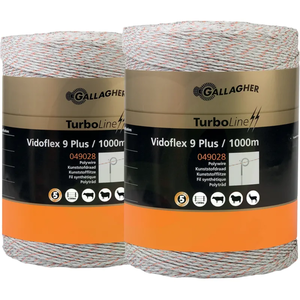 Žica TurboLine Vidoflex 9 Plus, L 2 x 1.000 m, bela Gallagher 079421