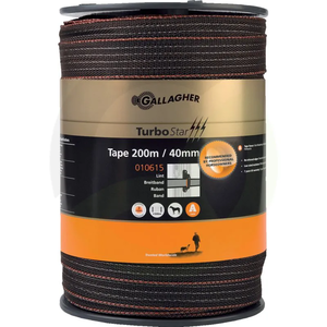 Trak pašne ograde Turbo Star, 40 mm, rjav, 200 m, 010615