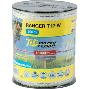 Trak RANGER T12-W, rumena/bela/rumena, 200 m Horizont