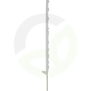 Ograjni steber SMARTpost, iz plastike, bel, 115 cm, 11 zank, 10 kosov Horizont