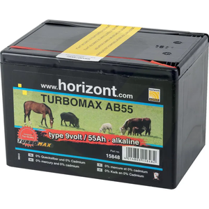 Akumulator TURBOMAX AB55, alkalni, 9 V, 55 Ah, 110 x 115 x 165 mm Horizont