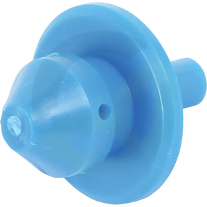 Čistilna glava - fi 24 mm - modra plastika