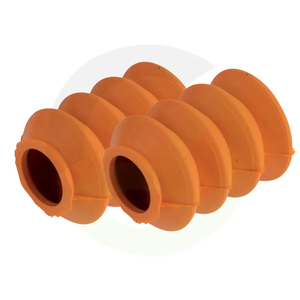 Gumijasti zložljivi meh - oranžen, 2 kosa, komplet, ustreza DeLaval 96843402