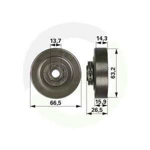 Pogonski zobnik Oregon 106656X, .325, 7 zob