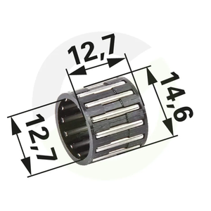 Igličasti ležaj 14,6X12,7X12,7 mm