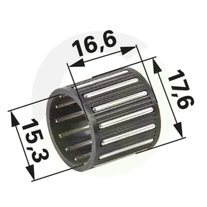 Igličasti ležaj 17,6X15,3X16,6 MM