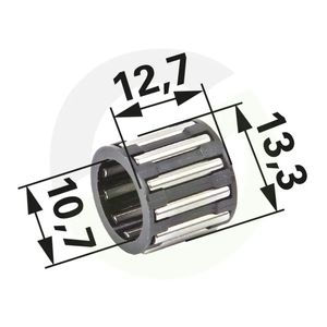 Igličasti ležaj 13,3mm/10,7mm/12,7mm